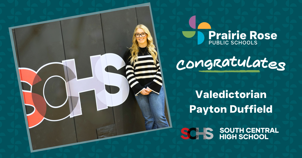 SCHS Valedictorian NEWS