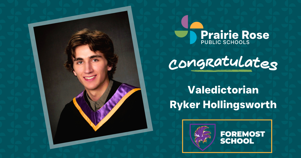 2025 Foremost Valedictorian NEWS